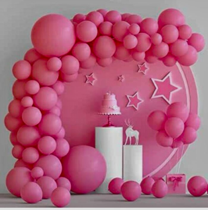 3 50 birthday anniversary party pink pastel balloons of 50pcs original imagz2n5gzzhqbzt
