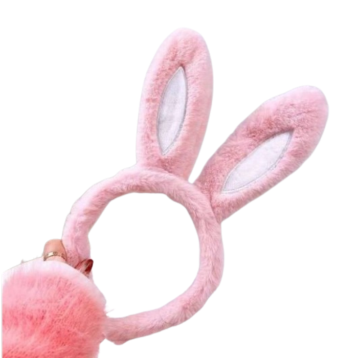 703876 Plush Feather Bunny Ears Pink White 1 dadcee73 7ec4 4b7d b891 986fce6db0f8