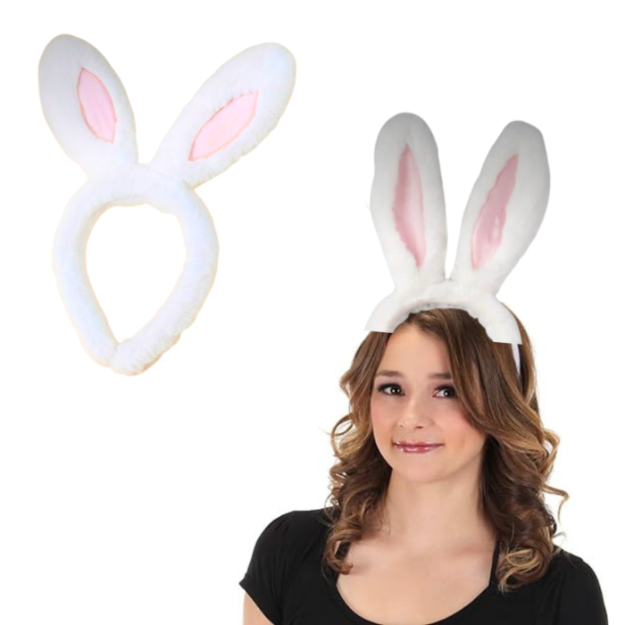 703877 Plush Feather Bunny Ears White Pink 2 7ee10a80 d0d5 4ff8 8e43 d546b651f49e