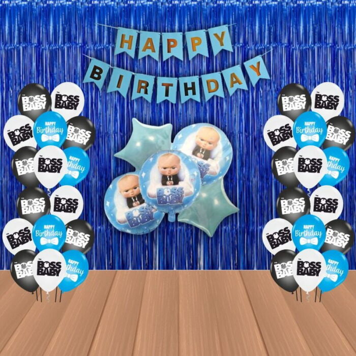 Boss Baby Birthday Kit Silver Pack