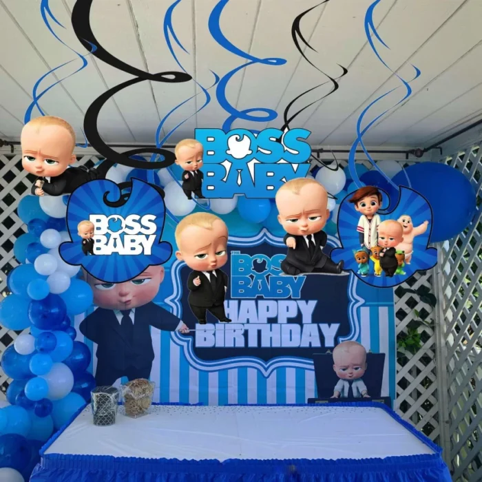 Boss Baby Kids Birthday Balloon Decoration kit