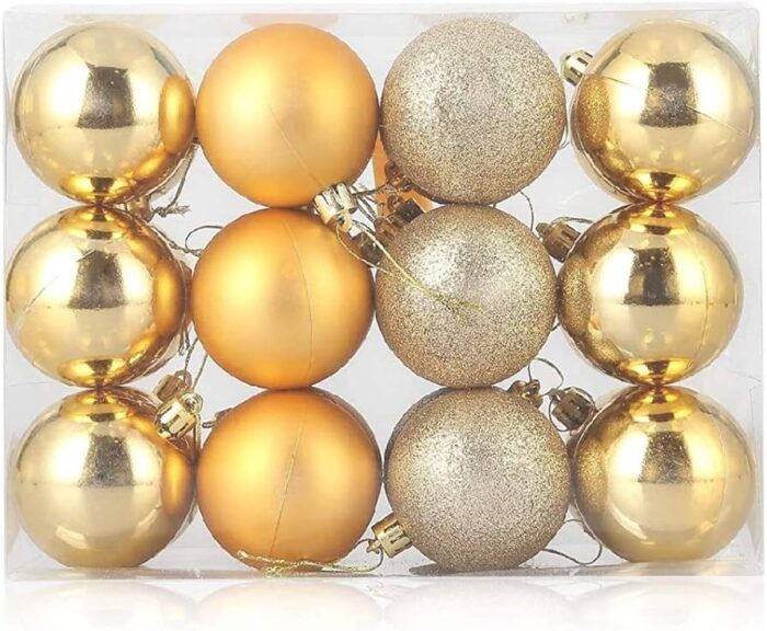 Christmas Golden Ball For Hanging