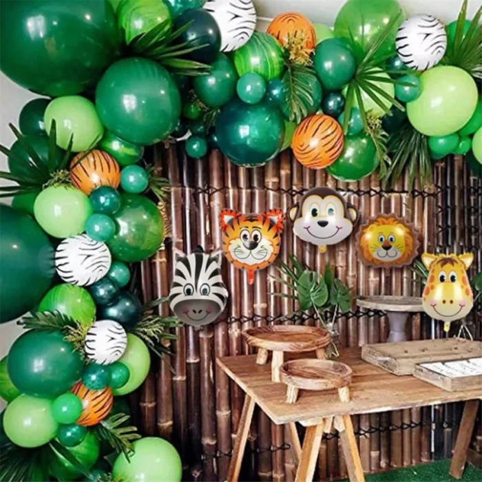 Forest Theme Birthday Party Decorations 77 Pcs Jungle Theme