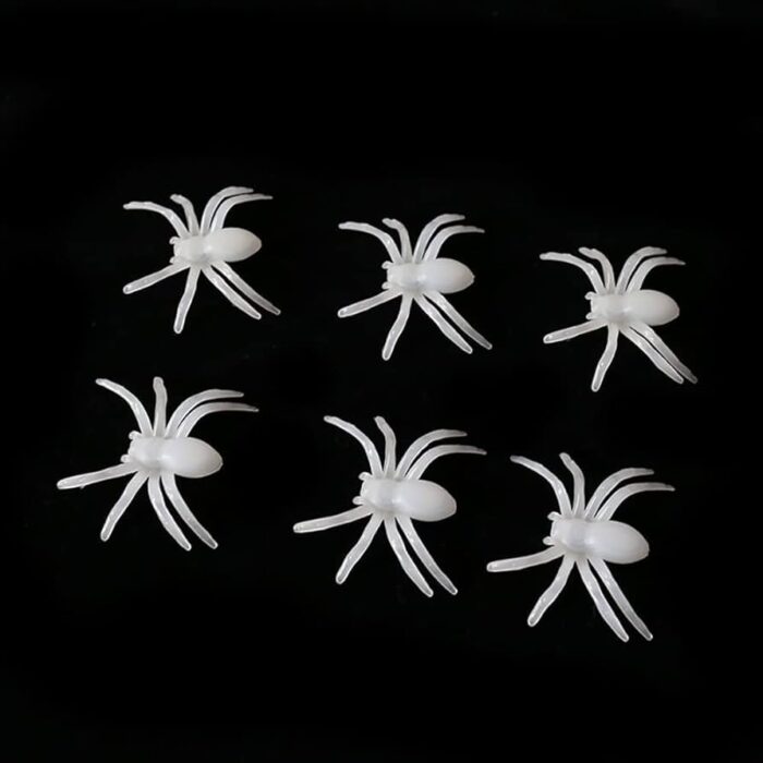 Glow in the Dark Large Halloween Spiders 5PC