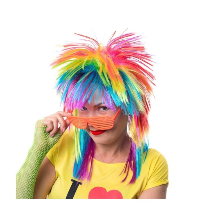 Multicolor Rockergirl Wig