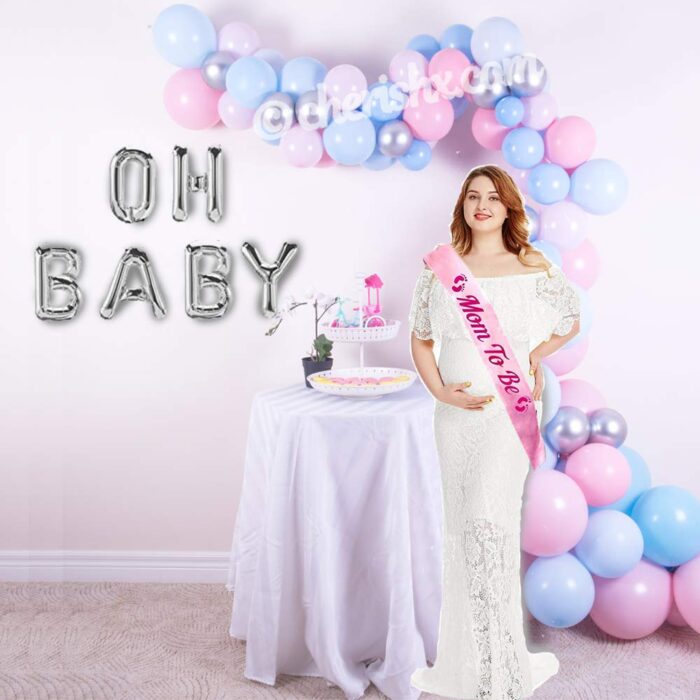 Oh Baby Balloon Decoration Kit 73 Pcs DIY Pcs