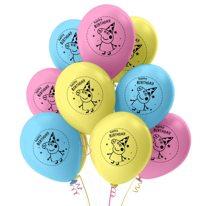 Peppa Pig Mulitcolor 50 Pcs Balloons
