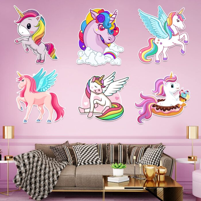 Unicorn Cutout Kids Birthday