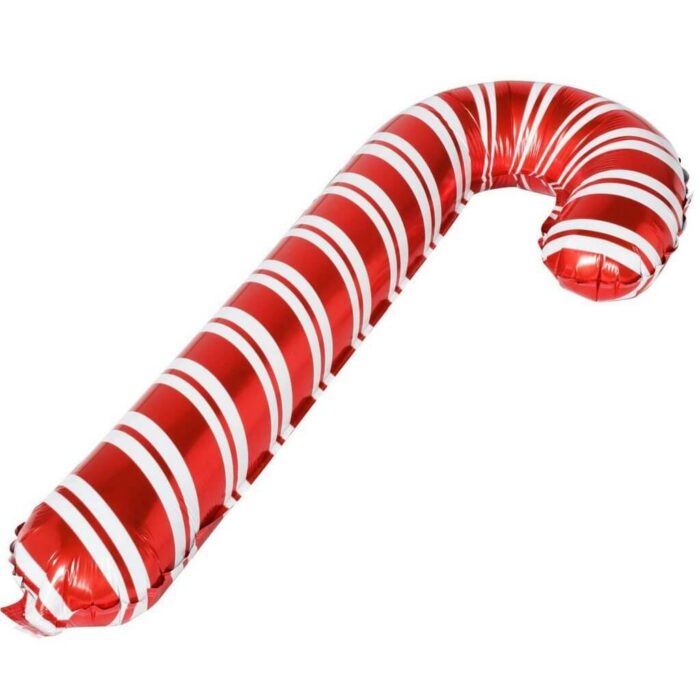 giant christmas candy cane shaped foil balloon xmas party new year eve
