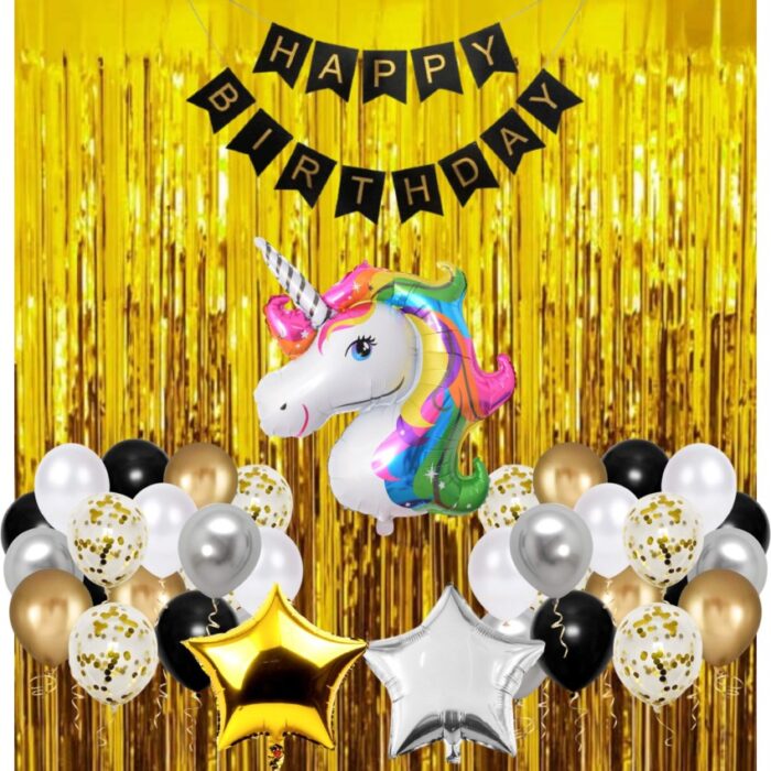 happy birthday balloon combo unicon theme party decoration uni original imagz43uccdzjgba