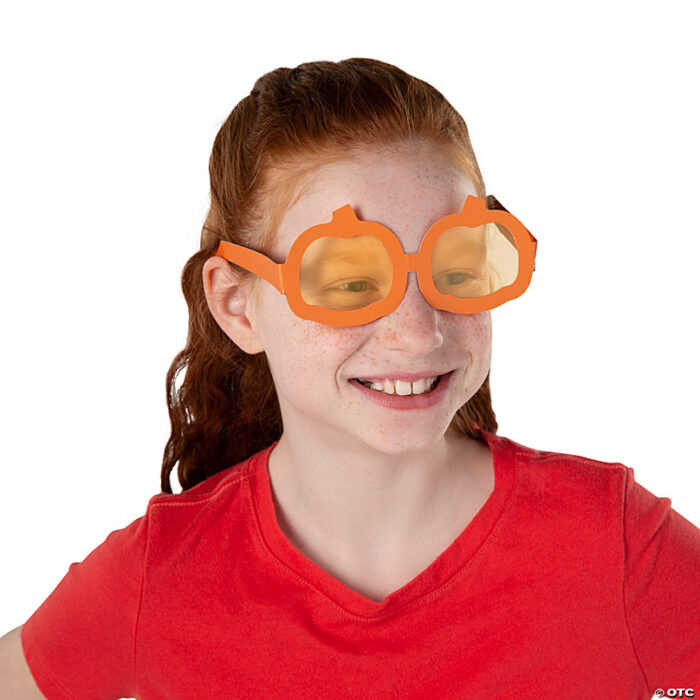 kids pumpkin shaped glasses 12 pc 14271469 a01