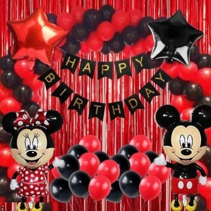 mickey minnie mouse birthday baby shower combo for kids red original imagdnjgamvgryzz