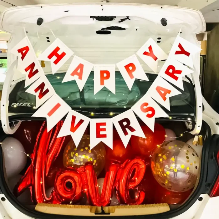 anniversary surprise car boot decor main 1716363393